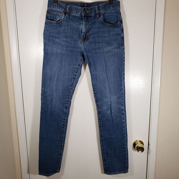 J. Crew The Driggs Skinny Medium Wash Jeans Size 30x32 - Picture 1 of 8